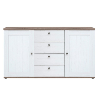 Komoda, 154cm, borovica canyon, dub sonoma trufel, TEINA KOM2D4S