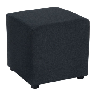 Taburet, 40cm, tmavosivá látka Twist, REGOR