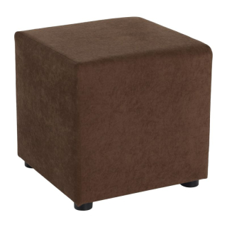 Taburet, 40cm, hnedá látka Alova, REGOR