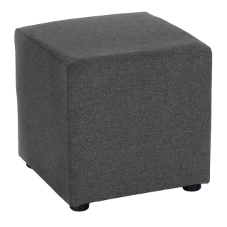 Taburet, 40cm, sivá látka Savana, REGOR