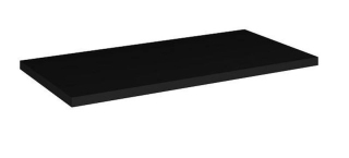 Kúpeľňová doska, 80cm, čierna, NOVA BLACK 89-80