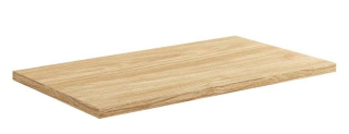 Kúpeľňová doska, 80cm, dub olejovaný, OCEAN 89-80