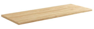 Kúpeľňová doska, 120cm, dub olejovaný, OCEAN 89-120