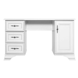 Toaletný stolík, 120cm, alpská biela, KENTAK TOL