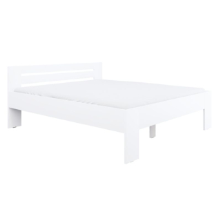 Manželská posteľ, 180x200, biela, BASIS