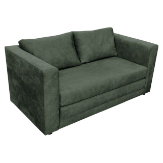 Rozkladacia pohovka, zelená látka, BEJA