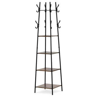 Vešiak stojanový, 170cm, MDF, staré drevo, GD-170 OLW