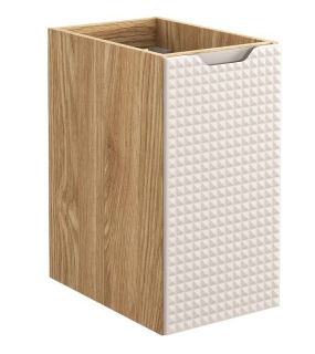 Skrinka pod umývadlo, 30cm, dub olejovaný, béžová, LUXOR BEIGE 81-30-1D