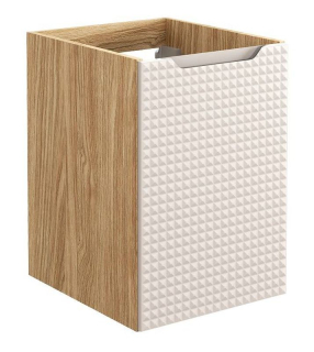 Skrinka pod umývadlo, 40cm, dub olejovaný, béžová, LUXOR BEIGE 81-40-1D