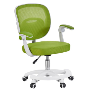 Otočná stolička, zelená sieťovina, TRIXI TYP 2