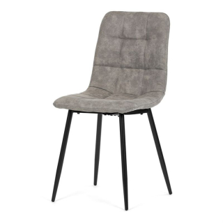 Stolička, sivá, látka vintage, CT-281 GREY3