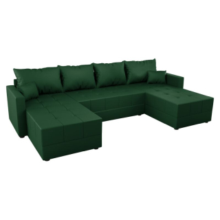 Univerzálna sedacia súprava, látka zelená, DUAN U UNI