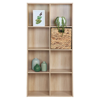 Regál, 60cm, dub prírodný, SANDE