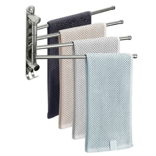 Držiak na uteráky, 36cm, strieborný, HOLDER