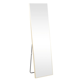 Stojanové zrkadlo, 44x154cm, zlaté, LUSET NEW