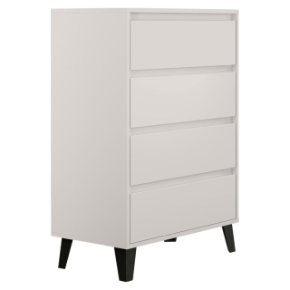 Komoda, 70cm, 4-zásuvková, kašmír, BOGAN NEW 4S70