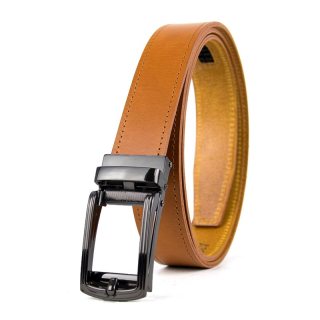 Opasok z pravej kože s automatickou prackou STRINGER - Koňaková