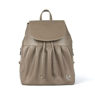 Módny kožený ruksak z pravej kože č.8665 v Cachi farbe