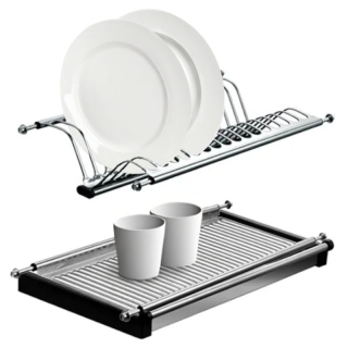 Odkvapkávač na riad do hornej skrinky, 46cm, nehrdzavejúca oceľ, KAPIO TYP 1