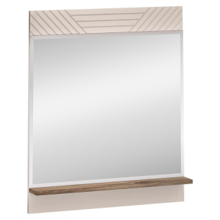 Zrkadlo, 70x70cm, kašmír, dub castello, EYCO