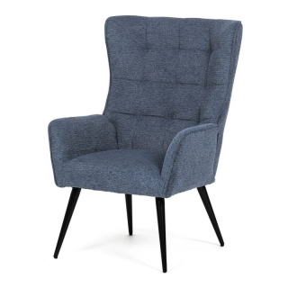 Relaxačné kreslo, modrá látka, AK-315 BLUE2