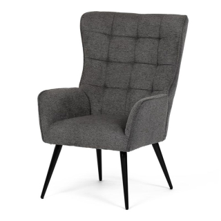Relaxačné kreslo, sivá látka, AK-315 GREY2
