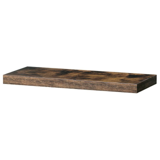 Nástenná polička, 60x24cm, MDF, hnedá, P-001 OLW