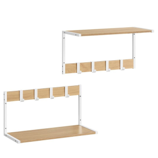 Set poličiek, 50cm, MDF dub, ABP-E1083 WT