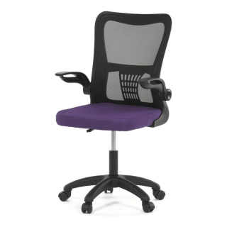 Detská stolička, fialová, sieťovina, 90 kg, KA-K2006 PUR