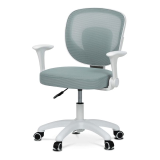 Detská stolička, zelená, sieťovina, 120 kg, KA-K1062 GRN