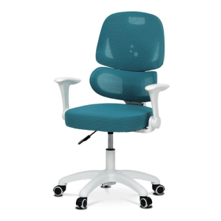 Detská stolička, modrá, sieťovina, 120 kg, KA-K1063 BLUE