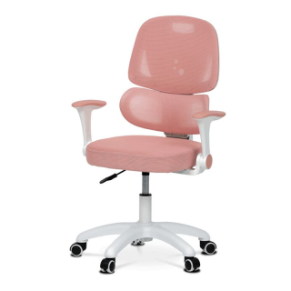 Detská stolička, ružová, sieťovina, 120 kg, KA-K1063 PINK