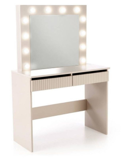 Toaletný stolík, 94cm, kašmír, HOLLYWOOD 2