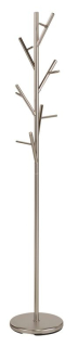 Vešiak na chodbu, 170cm, kov, nikel, W-60