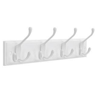 Vešiak, 40cm, drevo, biely, ABP-E1030 WT