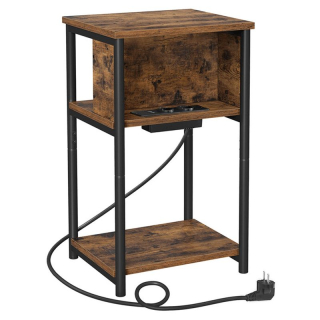 Odkladací stolík 30x34cm, MDF staré drevo, AFK-E1175 OLW