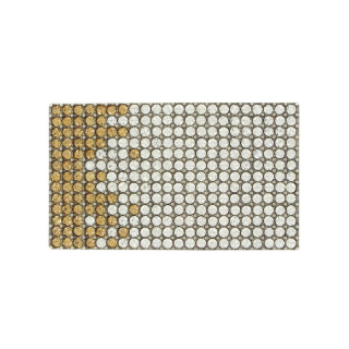 Luxusná kovová pracka SWAROVSKI BROWN, 40mm