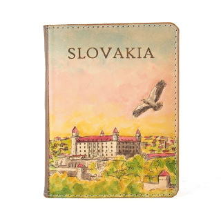Ručne tvarovaný, vyklepávaný reliéfny kožený zápisník – Slovensko, Bratislavský Hrad 5