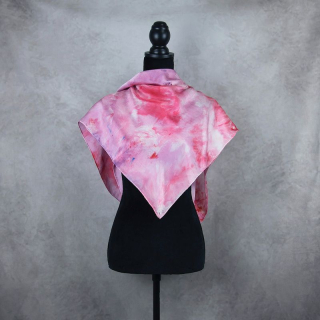 Hodvábna šatka LIMITED_289, Vyrobená na Slovensku, 90x90cm