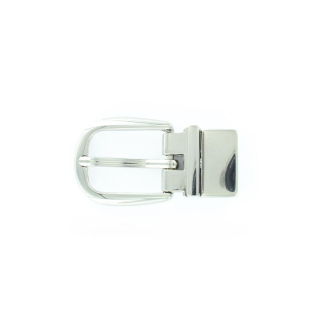 Strieborná kovová pracka NOBLEHIDE SILVER, 25 mm