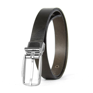 Dámsky kožený opasok PRIMEHIDE SILVER, 2.5 cm, Olivový