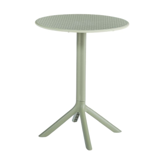 Záhradný stôl, 60x60cm, zelený, plast, SAILOR