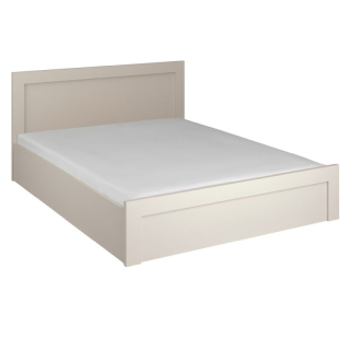 Manželská posteľ, 160x200, s roštom, kašmír, KAROS