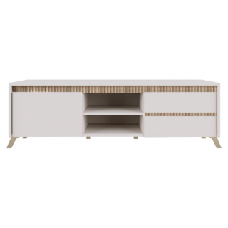 TV stolík, 155cm, kašmír, dub sonoma, LONGY RTV1K2So