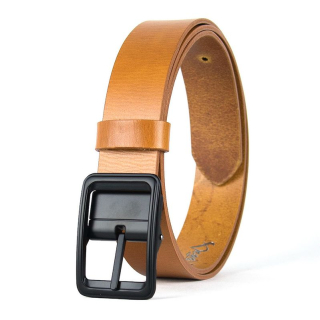 Kožený opasok BLACKFORGE, Koňakový