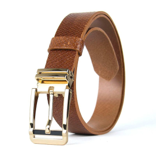 Kožený opasok IRON VEIL SNAKE, hnedý