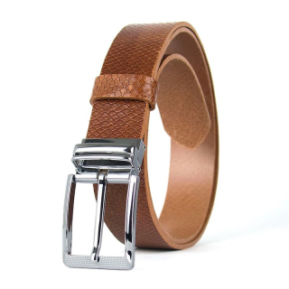 Kožený opasok OBSIDIAN SNAKE, hnedý