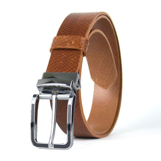 Kožený opasok STRIKE SNAKE, hnedý