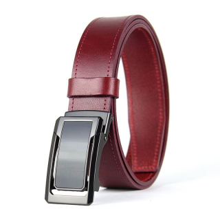 Kožený opasok GRAPHITE CORE s brzdovou prackou, Bordový