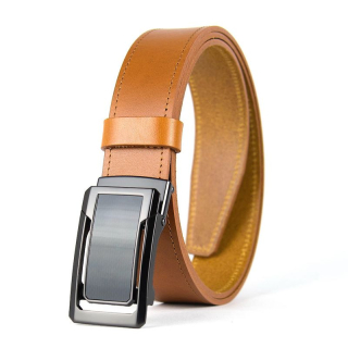 Kožený opasok GRAPHITE CORE s brzdovou prackou, Koňakový